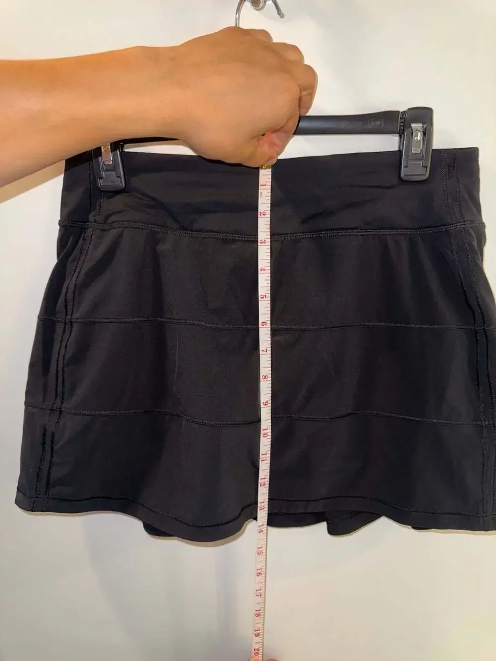 Lululemon Pace Rival Skirt Size 6 Black